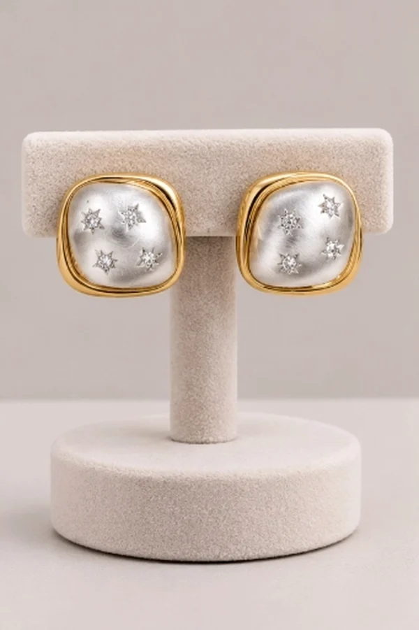Dual Tone Earring