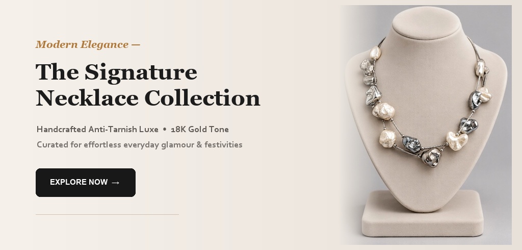 Home - Anti-Tarnish Jewellery | Amor The Luxe
